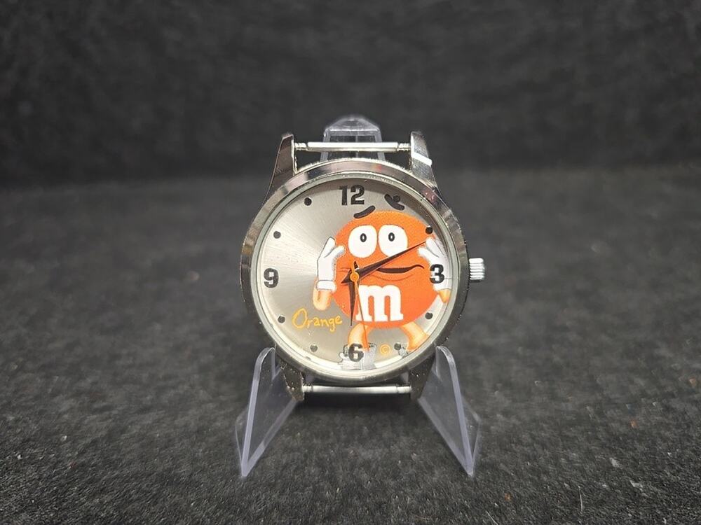 Vintage M&M Orange Ladies Watch 2008 - Untested